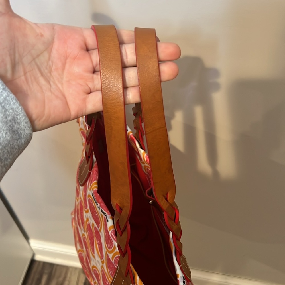 Dooney & Bourke Grapefruit Nylon Tote - Picture 5 of 6